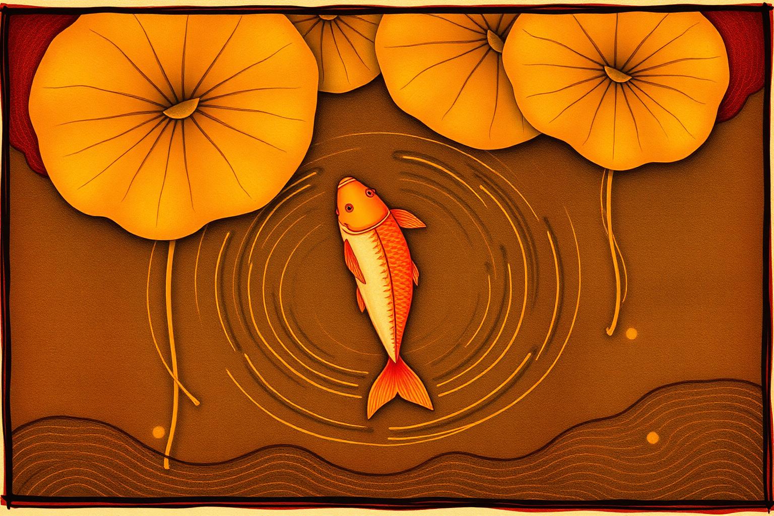 Illustration for The Prince and the Lotus Pond