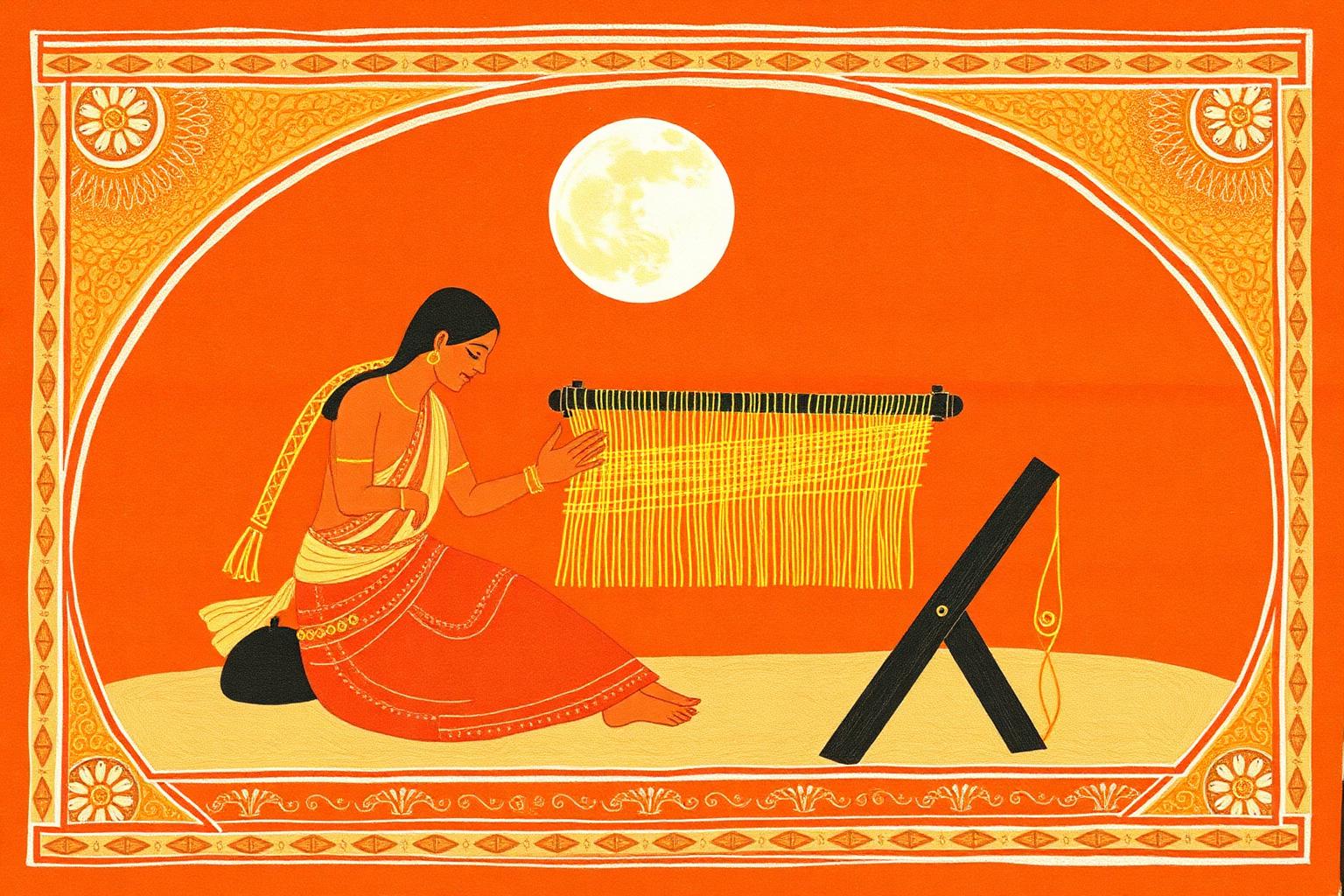 Illustration for The Girl Who Spoke to the River