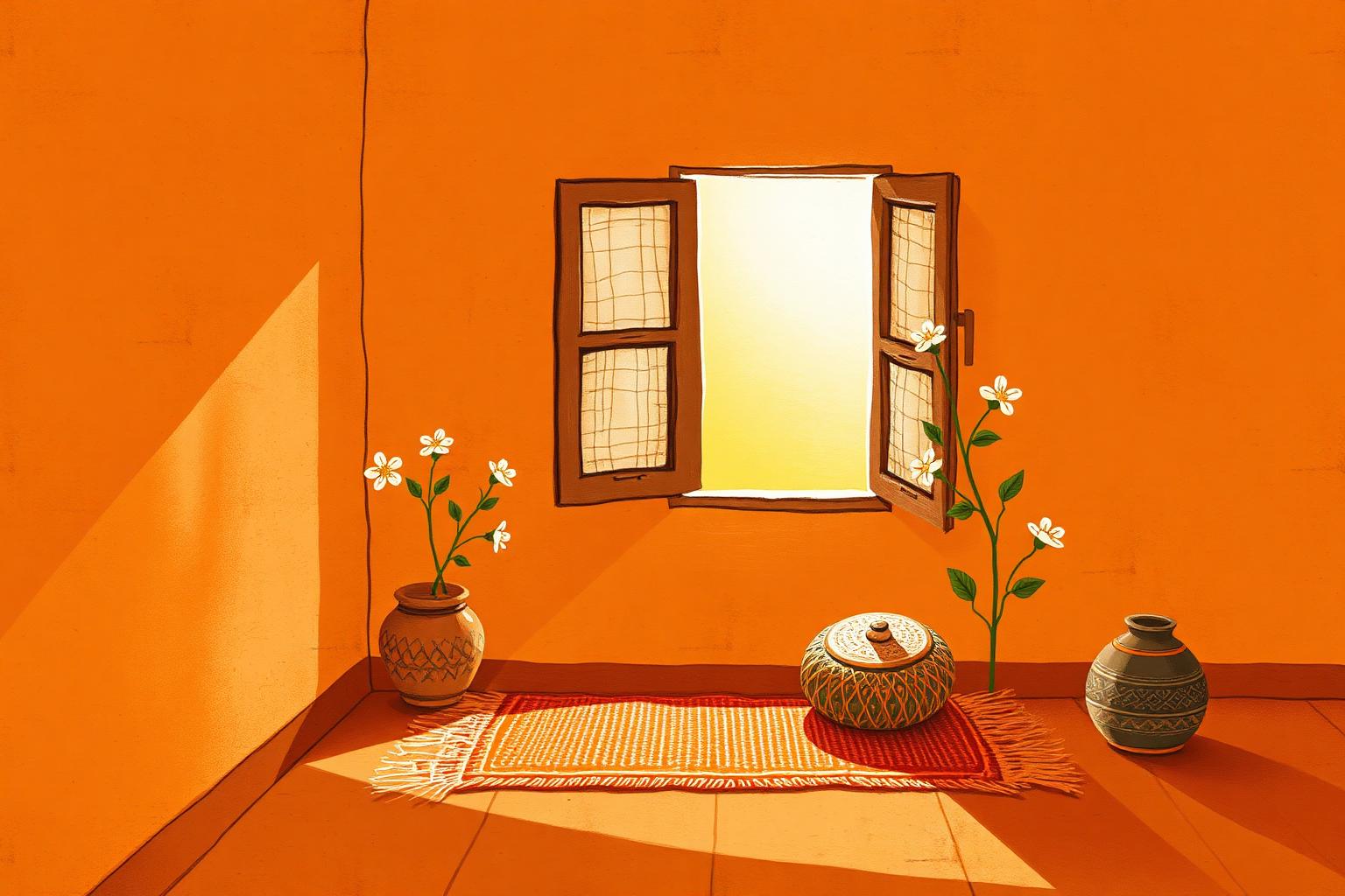 Illustration for Savitri's Sunrise