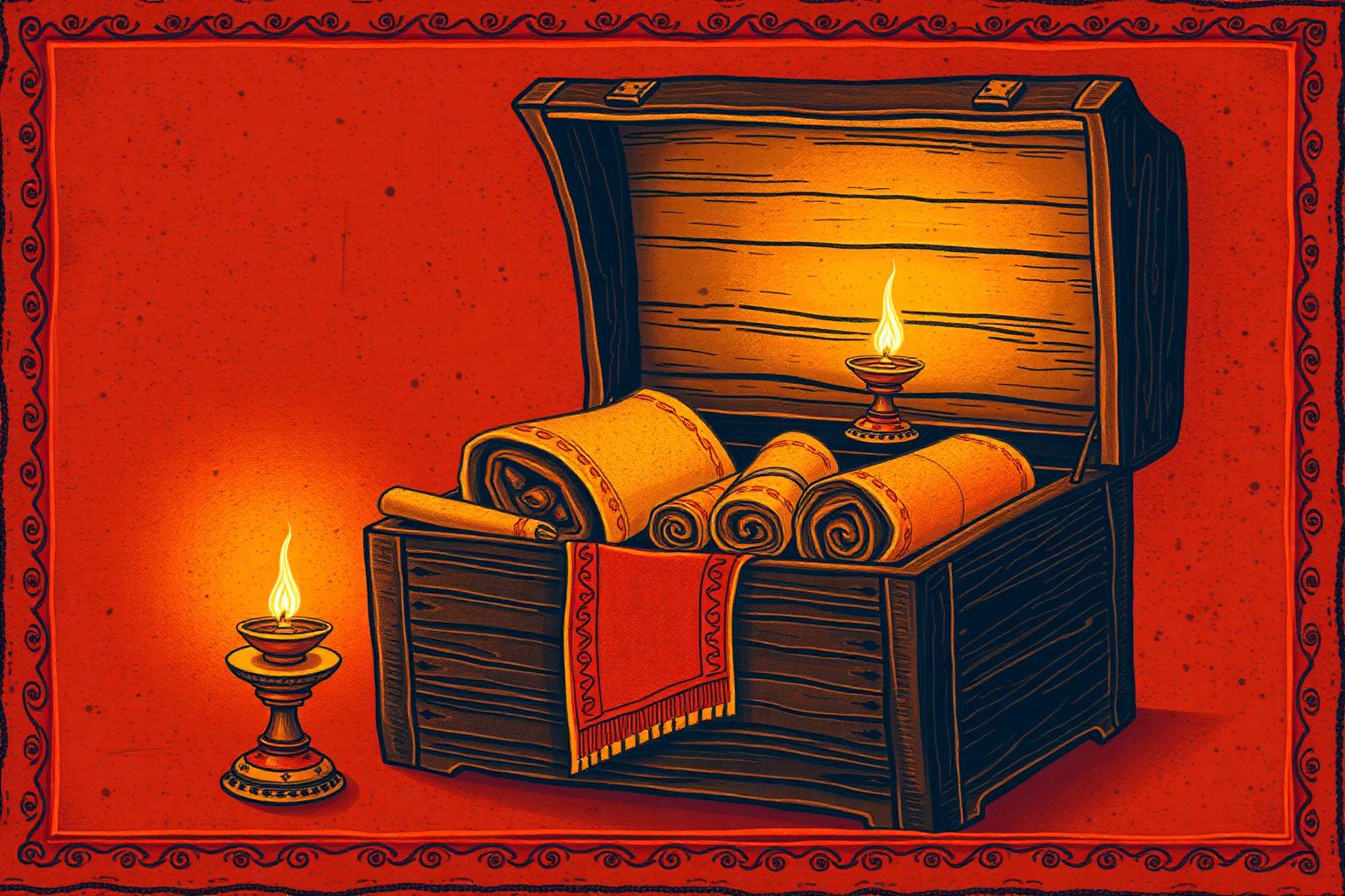 Illustration for The Little Lamp That Glowed